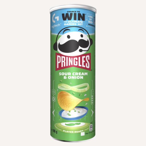 PRINGLES chips with sour cream and onions 165g GAMING - 1 - Pica Lulū